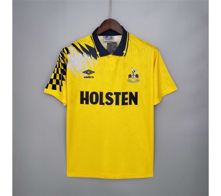 Tottenham Hotspur 93/94 Away Yellow Soccer Jersey